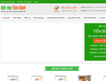 Tablet Screenshot of botmytienbinh.com